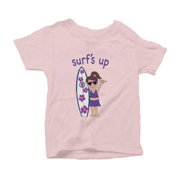 Surfs Up Girl Organic Cotton Tee